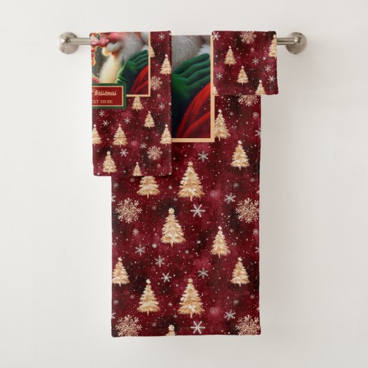 Prachtige heer en mevrouw Claus Kerstbadhanddoek Bad Handdoek (Insitu)