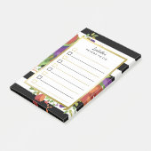 Prachtige Herfst Bouquet - Aangepaste naam om lijs Post-it® Notes (Schuin)