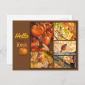 Prachtige Herfst Briefkaart van uw staat (Voorkant / Achterkant)