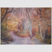 Prachtige herfst Fantasy Forest Decoupage Tissuepapier (Voorkant)