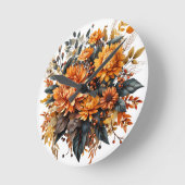 Prachtige Herfst Floral Ronde Klok (Hoek)