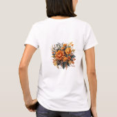 Prachtige Herfst Floral T-shirt (Achterkant)