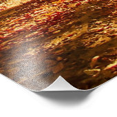 Prachtige herfst foto afdruk (Hoek)