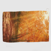 Prachtige herfst golfhanddoek (Horizontaal)