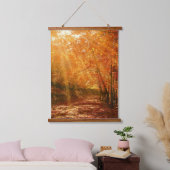 Prachtige herfst hangend wandkleed (Slaapkamer)