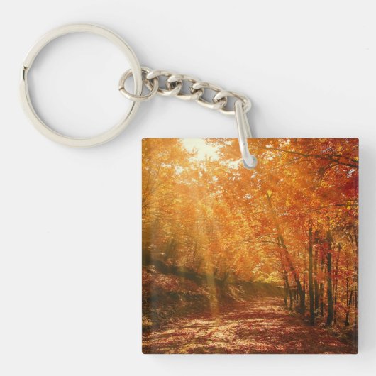 Prachtige herfst sleutelhanger (voorkant)