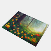 Prachtige herfstbladeren deurmat (Schuin)