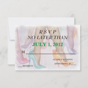 PRACHTIGE HI HAALT  RSVP-KAARTEN RSVP KAARTJE
