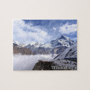 Prachtige Himalagebergte - Mount Everest Peak Legpuzzel