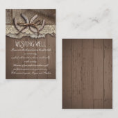 Prachtige Hoefijzers, bijtende kaarten (Voorkant / Achterkant)