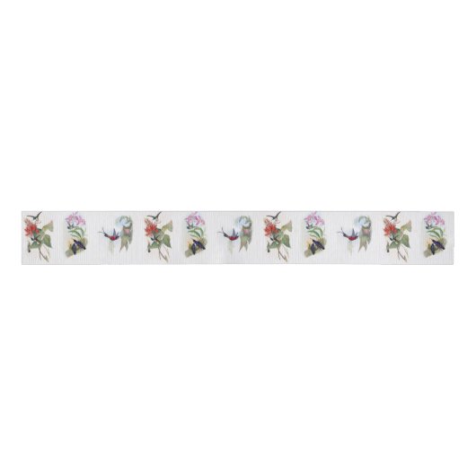 Prachtige  Hummingbird Ribbon Grosgrain Lint (Voorkant)