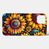Prachtige hyperrealistische zonnebloemkunst Case-Mate iPhone case (Achterkant (horizontaal))