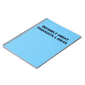 Prachtige ideeën en ideeën notitieboek (Linkerzijde)