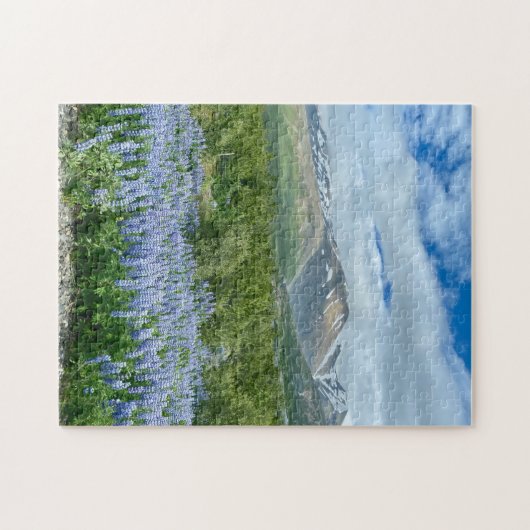 Prachtige IJslandse Landschap Natuur Scène Legpuzzel (Horizontaal)