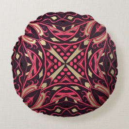 Prachtige, ingewikkelde marokkaanse versiering. rond kussen