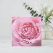 Prachtige Inspirerend prijsopgave: ware schoonheid Kaart (Staand voorkant)