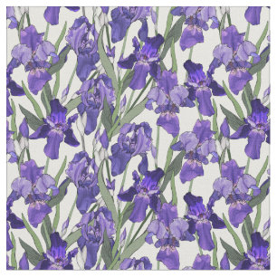 Prachtige Iris Fabric Stof