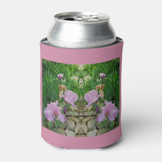 Prachtige Iris Fantasy Pathway Blikjeskoeler (Blikje Voorkant)