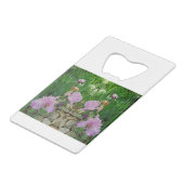 Prachtige Iris Fantasy Pathway Kredietkaart Flessenopener (Achterkant Gekanteld)