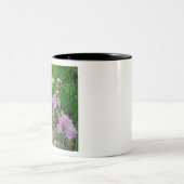 Prachtige Iris Fantasy Pathway Tweekleurige Koffiemok (Center)