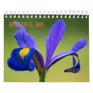 Prachtige Irisfotokalender Kalender