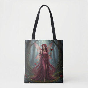 Prachtige januari Granaat Fairy Draagtas