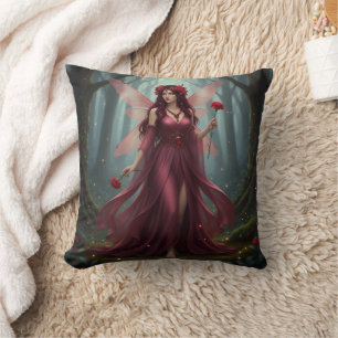 Prachtige januari Granaat Fairy Kussen