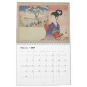 Prachtige Japanse afdrukagenda 2012 Kalender (Feb 2027)