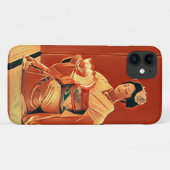 Prachtige Japanse Geisha in Kimono Red Case-Mate iPhone Case (Achterkant (horizontaal))