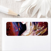 Prachtige Japanse meisjes Gothic Fantasy Triptych Etiket (Insitu)