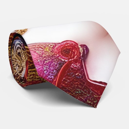 Prachtige Japanse meisjes Gothic Fantasy Triptych Stropdas (Opgerold)