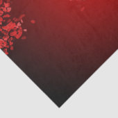 Prachtige Japanse Rode Kerry Blossom Branch Tissuepapier (Detail)