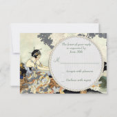 Prachtige  Japanse tuinpartij RSVP (Achterkant)