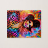 Prachtige jaren 80 Drag Queen Legpuzzel (Horizontaal)