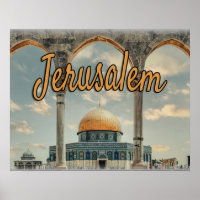 Prachtige Jerusalem-koepel van het Rock Design
