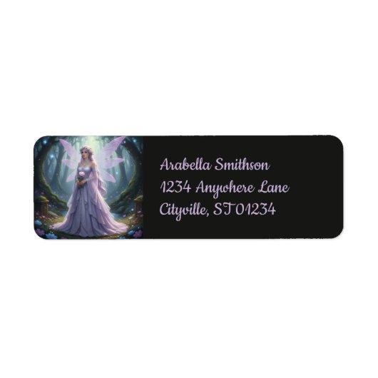 Prachtige June Pearl Fairy Etiket (Voorkant)