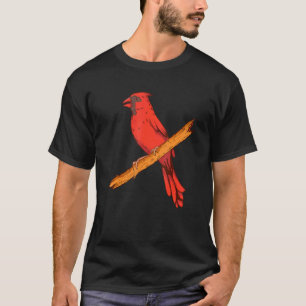 Prachtige Kardinaalvogels Schattige Rode Kardinaa T-shirt