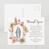 Prachtige katholieke condoleances Dank u Briefkaart (Voorkant / Achterkant)