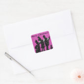 Prachtige kerst Carolers Sticker (Envelop)