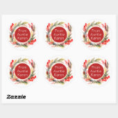 Prachtige Kerst stickers gepersonaliseerd (Vel)