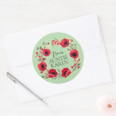 Prachtige Kerst stickers gepersonaliseerd (Envelop)