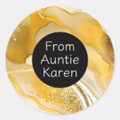 Prachtige Kerst stickers gepersonaliseerd (Voorkant)