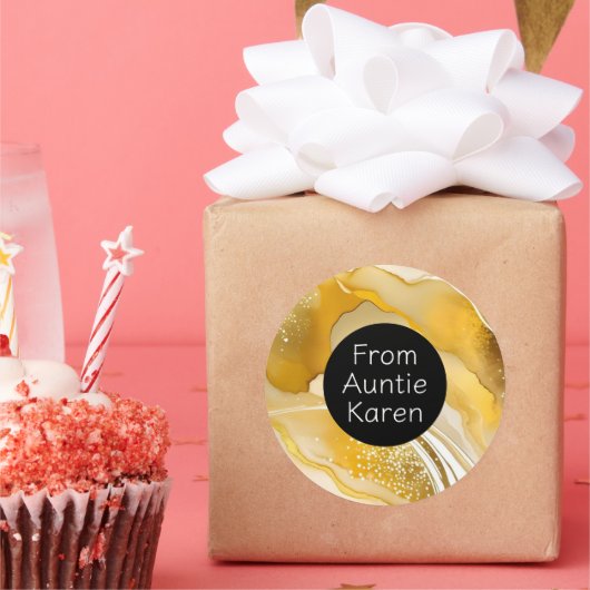 Prachtige Kerst stickers gepersonaliseerd (Feest)