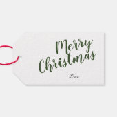 Prachtige kerstkardinaal, speciaal geschept Label Cadeaulabel (Achterkant Horizontaal)