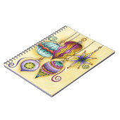 Prachtige kerstversieringen van glas notitieboek (Linkerzijde)