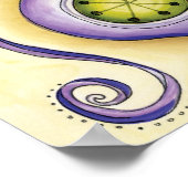 Prachtige kerstversieringen van glas poster (Hoek)