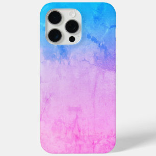 Prachtige kleuren roze en blauw opvallend iPhone 15 pro max hoesje