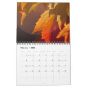 Prachtige, kleurrijke herfstfotokalender kalender (Feb 2026)