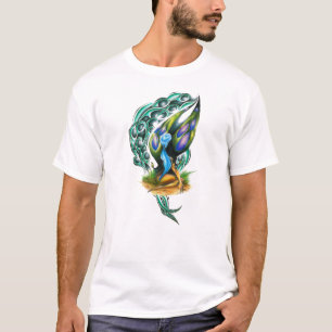 Prachtige kleurrijke Keltische Forest Faery T-shirt