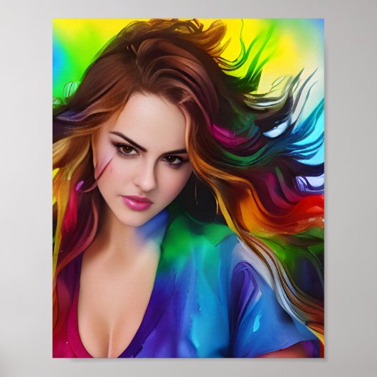 Prachtige, kleurrijke Poster (Voorkant)